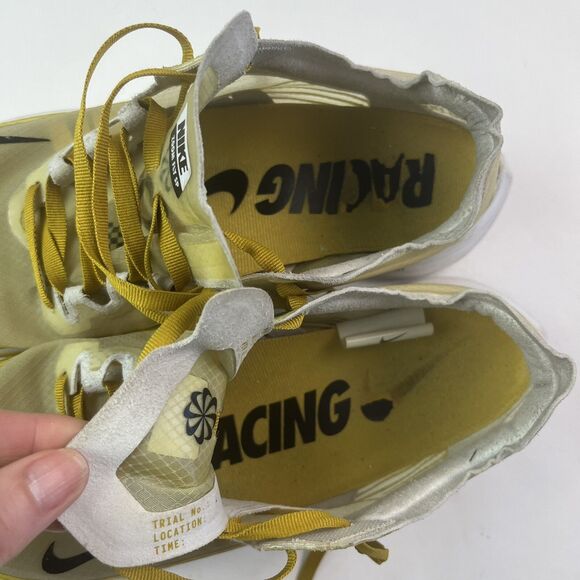 Nike Zoom Fly SP Mens 8 Dark Citron Running Sneakers AJ9282-300 shoe Athletic - Picture 11 of 16